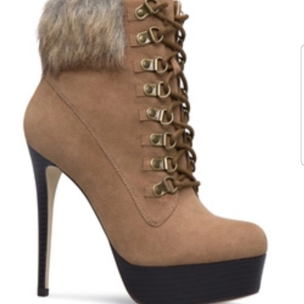 ๐๏ธ๐๏ธ SUPER SEXY STILETTO BOOTIE W/FAUX FUR - Picture 5 of 5